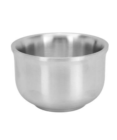 Professional Shaving Foam Mug - Portable Stainless Steel Shaving Bowl for Home & Travel - Buy Online on SooperMarket.com