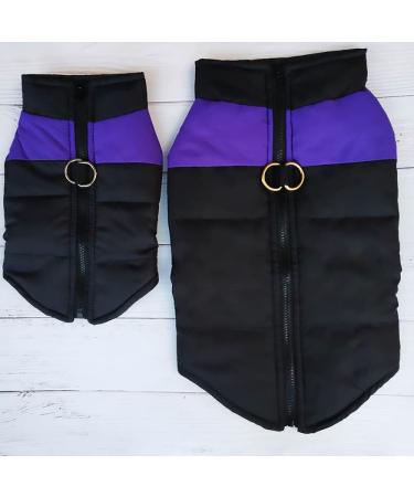 Warm Waterproof Purple Dog Coat for Small to Extra Large Dogs - Sizes S-7XL - Buy Online on SooperMarket.com