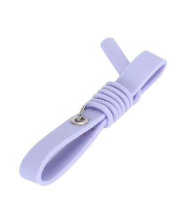 Lash Tweezers Holder Protector Corrosion Resistance Tweezers Wrist Band Skin Friendly Flexible Buckle High Elasticity for Eyelash Grafting (Purple)
