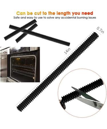 Buy Oven Protector 4 Pack | Silicone Heat Resistant Oven Guard for Child Safety - Black - Buy Online on SooperMarket.com
