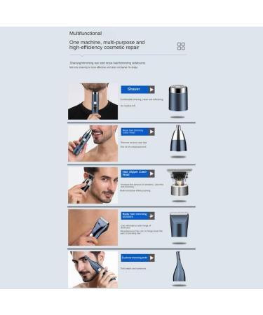 Closer Beard Trimmer for Men Electric Hair Clipper Cordless Mens Grooming 5 in 1 Kit Hair Trimmer & Mustache Trimmer & Nose Easy Install - Buy Online on SooperMarket.com