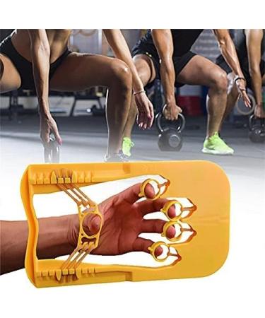Finger Force Exerciser Adjustable Force Spring Exerciser Finger Strength Training Hand Splint Finger Separator Adjustable Finger Support Brace Finger Orthotic Yellow Collector88 - Buy Online on SooperMarket.com
