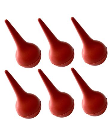 KALLORY Globe Light Bulbs 6pcs Ear Syringe Nose Aspirator for Infant Nose Sucker Nasal Aspirator for Baby Baby Bulb Syringe Red Light Bulb