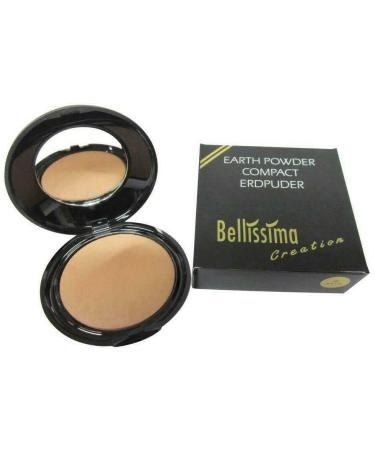 Bellissima Compact Earth Powder No.2 Powder Tin 7.5g Beige 7.5 g (1 pack)
