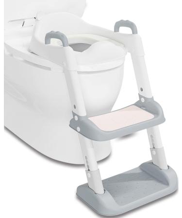 NAPEI Potty Training seat with Step Stool Ladder Potty Training Toilet for Kids Boys Girls Toddlers-Comfortable Safe Potty Seat Potty Chair with Anti-Slip Pads Ladder Splash Guard and Safety Handles - Buy Online on SooperMarket.com