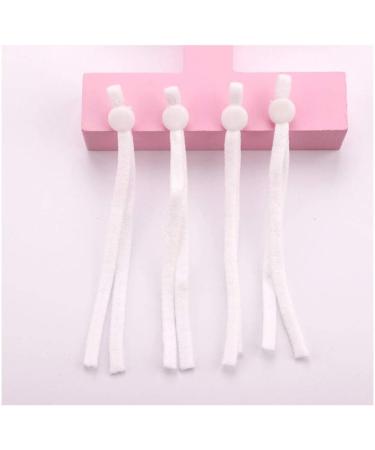 20 pcs Adjustable Elastic Bands with Silicone Buckle for DIY Handmade Masks (White) - Buy Online on SooperMarket.com
