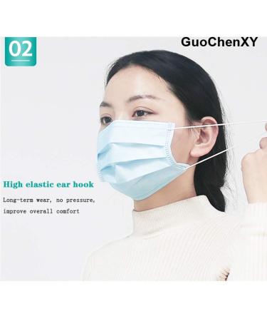 50Pcs Disposable Filter Mask 3 Ply Earloop Face Masks - Buy Now for Comfort and Protection - Buy Online on SooperMarket.com