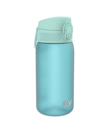 Ion8 Kids Water Bottle 350 ml/12 oz Leak Proof Easy to Open Secure Lock Dishwasher Safe BPA Free Carry Handle Hygienic Flip Cover Easy Clean Odour Free Carbon Neutral Sonic Blue 350ml OneTouch 1.0