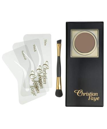 Christian Faye Eyebrow Makeup - Irid Brown | Long-Lasting Waterproof & Vegan Formula - Buy Online on SooperMarket.com