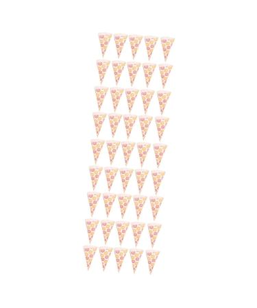 Beavorty 150 Pcs Popcorn Bag Cellophane Bags Cookies Bags Christmas Candy Cone Treat Bags Marshmallows Piping Bags Pink Candy Cookies Cone Bags Snack Cone Bags Disposable Child Paper Food