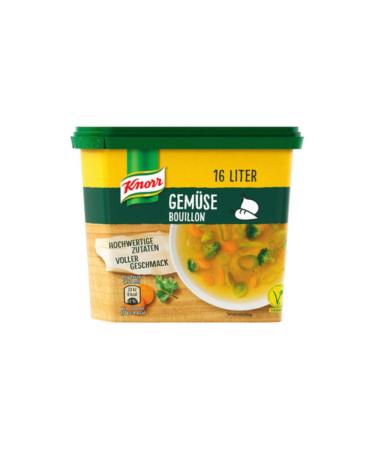 Knorr Vegetable Bouillon Can Yield Pack of 3 (3 x 16 l) Vegetable Bouillon 16 l (Pack of 3)