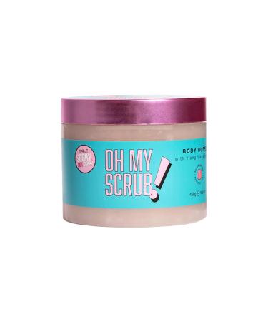 So... Sorry Not Sorry Oh My Scrub! Body Buffer Exfoliating & Nourishing Body Scrub for Women with Ylang Ylang Extracts Vegan & Cruelty Free (430g)