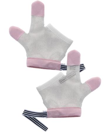 Kisangel 5 Pairs Infant Anti-Scratch Thumb Mesh Mittens - Breathable No Eating Gloves for Baby - 12.5X7CMx5pcs - Buy Online on SooperMarket.com