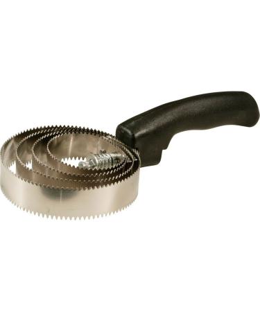 AWA Spring Curry Comb with Handle Black