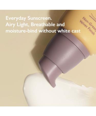 Haruharu Wonder Black Rice Moisture Airyfit Daily Sunscreen 50ml - Reef Safe Formula, Non-Greasy Velvet Finish - Buy Online on SooperMarket.com