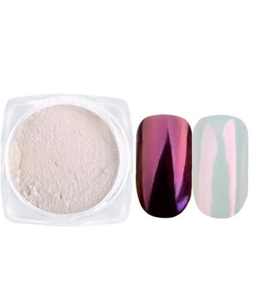 1pc Nail Powder Mirror Effect Powder Holographic Nail Powder Pearl Nail Pigment Nail Art Powder(1g Wine Red)