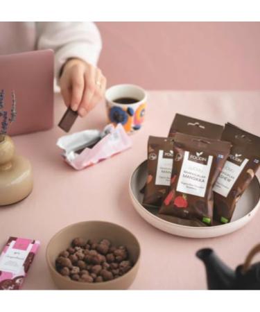 Foodin Raw Chocolate Hazelnut Organic 60g Pack of 8 - Buy Online on SooperMarket.com
