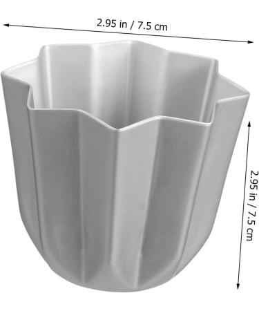 Alipis 2pcs Octagonal Cake Mold Roasting Pan Paper Cups Cupcake Mold Creative Baking Mold Muffin Candy 7.5x7.5x6.5cm Silver - Buy Online on SooperMarket.com