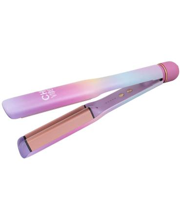 CHI Vibes Wave On Multifunctional Hairstyling Waver and Curling Iron | with 2-in-1 Functions for Waves or Loose Curls| Ceramic Coated | Lock Moisture & Reduce Damage | Hair Wavers for Women | Pink