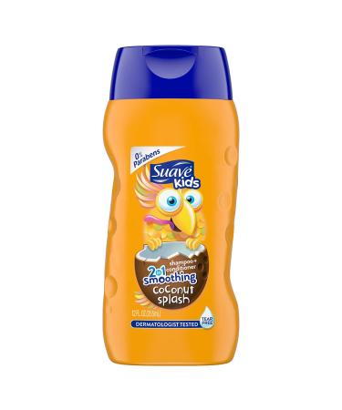 Suave Kids 2-in-1 Shampoo Smoothers Cowabunga Coconut 12 oz