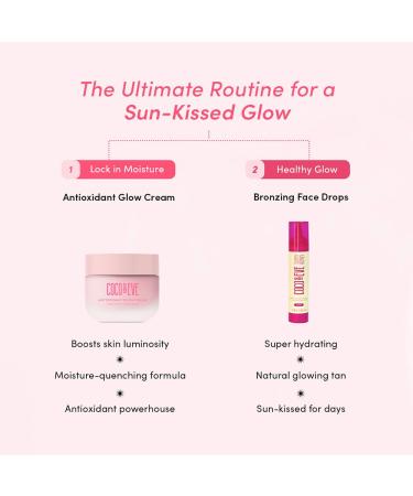 Coco & Eve Antioxidant Glow Cream | Niacinamide Hyaluronic Acid & Ceramide | Nourishing & Protecting for Sensitive Skin (1.76 fl oz) - Shop Internationally - Buy Online on SooperMarket.com