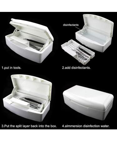 1PC Nail Art Tool Clean Sterilizer Box Disinfection Storage Box Pedicure Manicure Nail Sterilizer Box sterilizer beauty box - Buy Online on SooperMarket.com