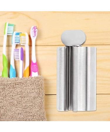Toothpaste Tube Squeezer Stainless Steel Small Toothpaste Squeezer Dispenser Rollers Squeezing Tool for Face Cleanser for Bathroom Tube Winder Metal Toothpaste Tube Wringer - Buy Online on SooperMarket.com