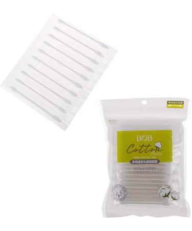 Yiwann Cotton Swabs - Disposable Double Ended Cotton Buds Individually Wrapped 100 Count - Portable Travel Essentials for International Shipping - Buy Online on SooperMarket.com