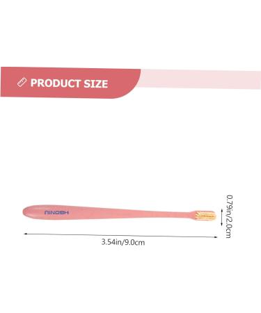 KOMBIUDA Manual Toothbrush Set - 4 Soft Plastic Brushes for Adults & Travel Includes Tongue Brush - Optimal Oral Care - Buy Online on SooperMarket.com