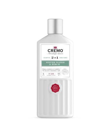 Cremo 2-In-1 Shampoo & Conditioner Silver Water & Birch 16 Fl Oz