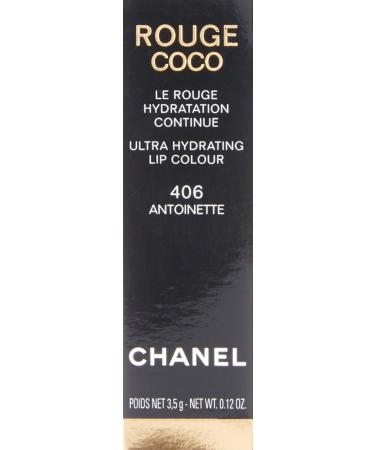 Chanel Rouge Coco Shine Hydrating Sheer Lipshine No. 406 Antoinette - 0.11 Ounce (Pack of 1) - Buy Online on SooperMarket.com