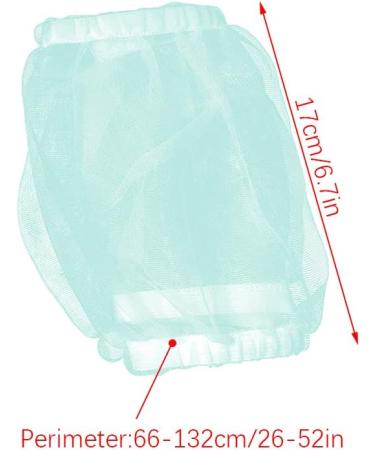 AZXAZ Mesh Bird Cage Cover | Elastic Skirt Seed Catcher Guard Net | Small Green - Dustproof Shell for Bird Cage - Buy Online on SooperMarket.com