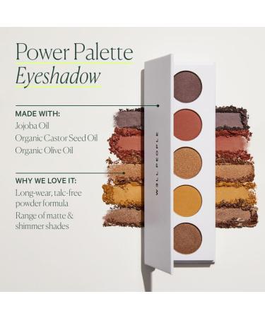 Well People Power Palette Eyeshadow Vegan & Cruelty-Free | 5 Long-Wear Matte & Shimmer Shades for Intense Color | International Shipping - Buy Online on SooperMarket.com