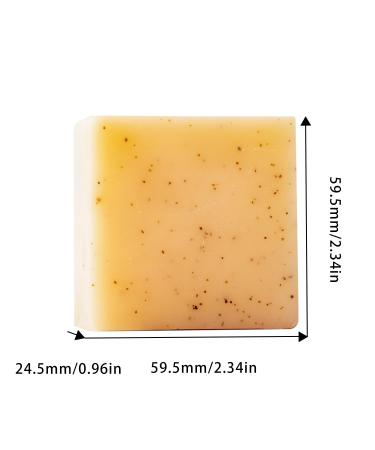 Handmade Men s Exfoliating Soap Bar | Citrus Cedar Shampoo & Body Scrub | Nourish & Cleanse Skin & Hair - Buy Online on SooperMarket.com