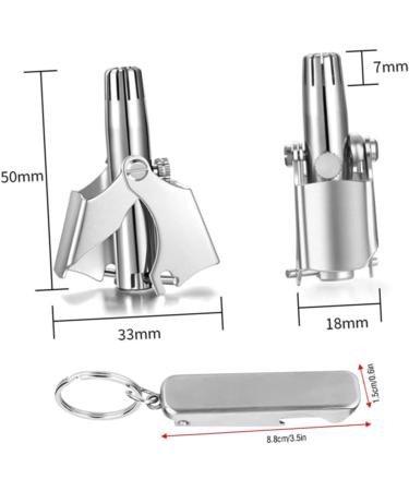 Housoutil Nose Hair Trimmer Set - Precision Scissors & Clipper for Grooming | Best Nose Hair Removal Tools - Buy Online on SooperMarket.com