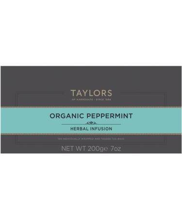 Taylors of Harrogate Organic Peppermint Tea Bags - 100 Count(MediaType: Pack of 1) - Buy Online on SooperMarket.com