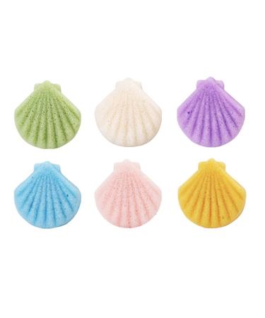 FRCOLOR Facial Sponge Face Washing Puff 6pcs s Cleansing Sponge Konjac Sponge Cleaning Pad Face Natural Konjac Sponge Facial Face Cleansing Sponge Facial