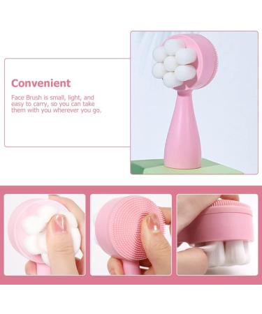 Beavorty Double Sided Facial Cleansing Brush - Exfoliate & Cleanse for Teen Girls | Handheld Skin Care Tool - Buy Online on SooperMarket.com