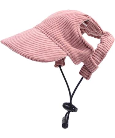 Predolo Pet Sports Hat - Fashionable Pink Dog Sun Hat with Ear Holes Sun Protection Cap for Small Dogs - XL Baseball Cap - Buy Online on SooperMarket.com