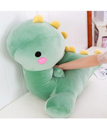 NatureMan Cute Dinosaur Plush Toy - Soft and Kawaii Stuffed Animal Doll for Children's Room Decor (Green) - Buy Online on SooperMarket.com