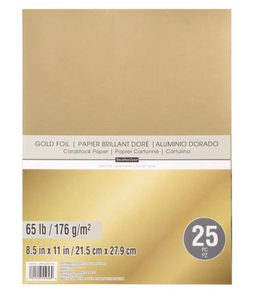 Recollections Gold Foil 65lb Cardstock Paper (Single)