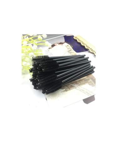 SINEN 50 PCS Disposable Eyelash Brush Kit for Makeup - Black Mascara Brushes for Eye Lashes Extension and Eyebrow Makeup - Buy Online on SooperMarket.com