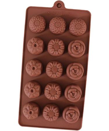 MAGICLULU 2pcs Decor Chocolate Silicone Molds Sphere Baking Silicone Candy Mold Candy Molds Silicone Moulds Cake Mold Silcone Molds Flower Baking Mould Cake Baking Molds Waffles Flowers mediumx2pcs Coffeex2pcs - Buy Online on SooperMarket.com
