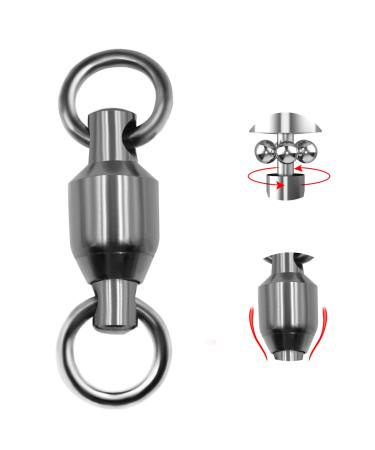 PHECDA PROFLY Ball Bearing Swivel with Welded Rings Made of Stainless Steel Size 0# 10# (20lb-480lb) 0#-30LB-25 Pcs