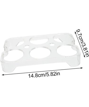 KOMBIUDA Egg Storage Box Tray Storage Drawer Fridge Fresh Egg Holder Egg Storage Case Server Universal Assorted Color 14.8x9.7x2cm - Buy Online on SooperMarket.com