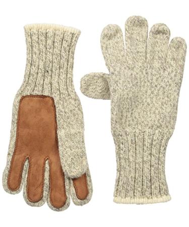 Fox River Ragg & Leather Glove Small Brown Tweed