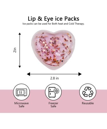 Reusable Gel Eye Ice Pack - Hot & Cold Treatment for Eye Strain, Puffy Eyes, Dark Circles & Fine Lines - Eye Recovery Mask - Buy Online on SooperMarket.com