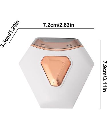 Teksome Electric Nail File - Rechargeable Nail Trimmer Electric Automatic Nail Safety Trimmer with Nail Clip Storage 2-in-1 Nail Cutter and Polisher for Kids Adults White - Buy Online on SooperMarket.com