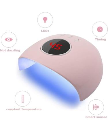 Nail Lamp 24W UV LED Nail Dryer Painless Curing Lamp with Automatic Sensor LCD Display 3 Timer Setting UV Nail Dryer for Fingernail & Toenail Gel Polish - Buy Online on SooperMarket.com