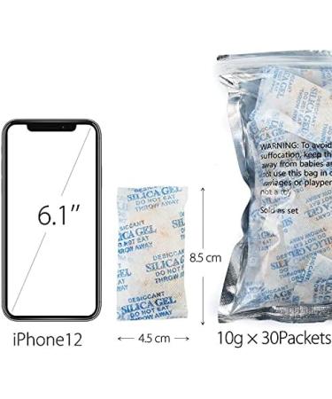 LotFancy Silica Gel Dryer Bags - Reusable 30 Pack (10g Each) for Food Storage | Safe & Non-toxic Dehydrator Peebles - Buy Online on SooperMarket.com